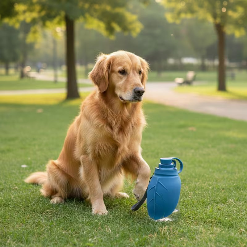 Collapsible Silicone Pet Bottle