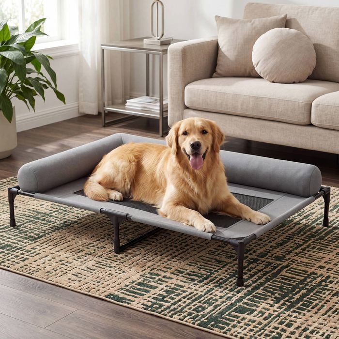 Elevated Pet Lounger Bed