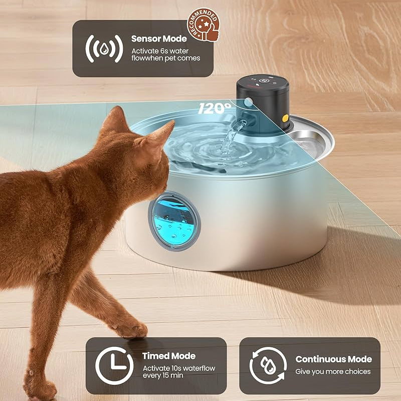 Stainless Steel Sensor Fountain