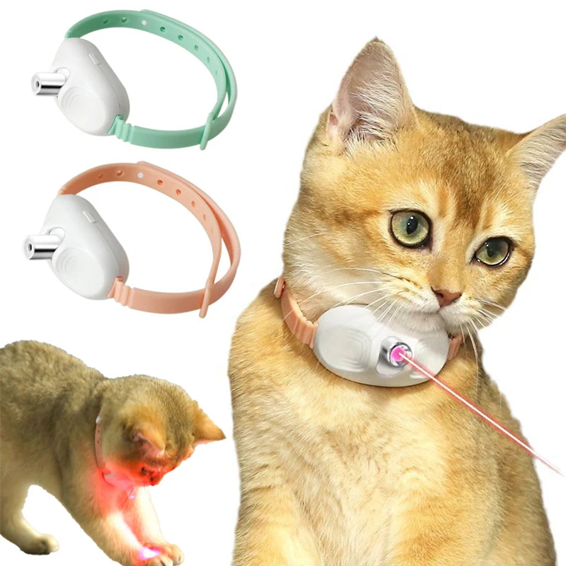 Interactive Laser Cat Collar Toy