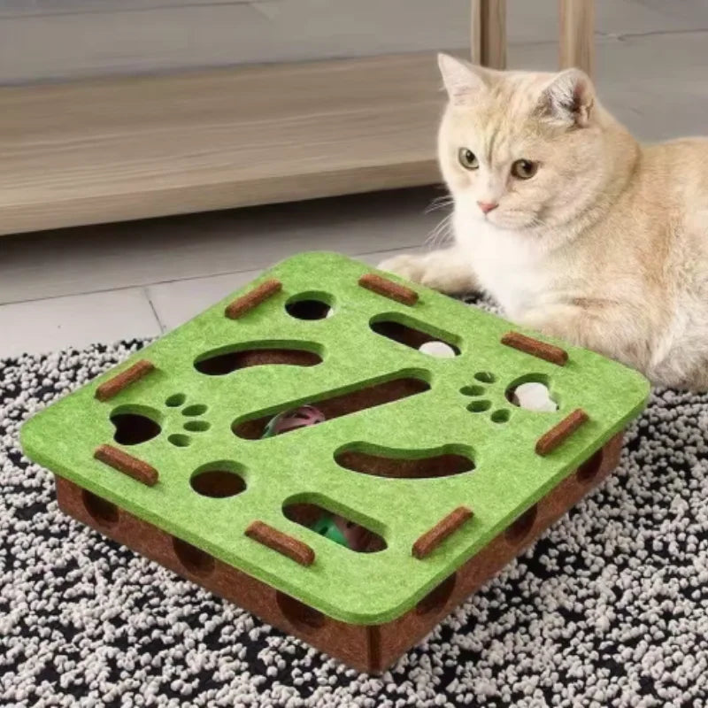 Interactive Cat Puzzle Maze Toy