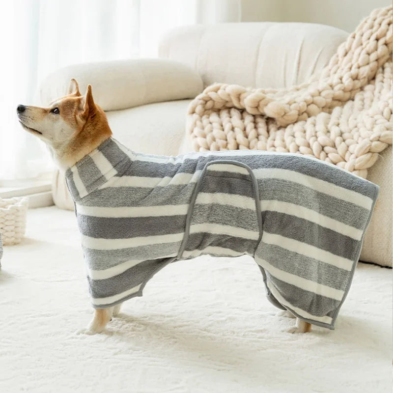 Quick-Drying Pet Towel Robe
