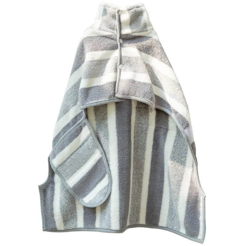 Quick-Drying Pet Towel Robe