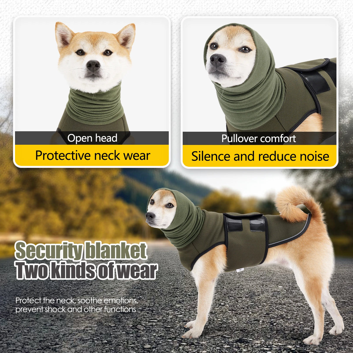 Calming Noise Protection Dog Thunder Vest