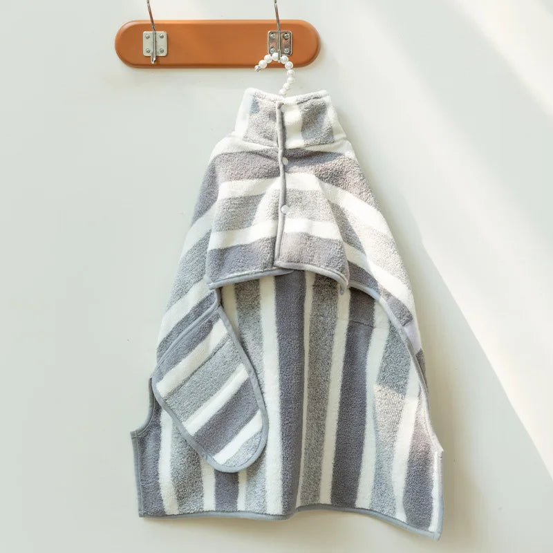 Quick-Drying Pet Towel Robe