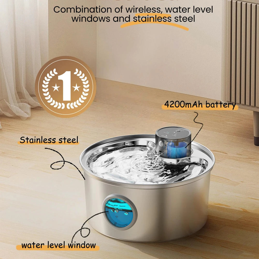 Stainless Steel Sensor Fountain
