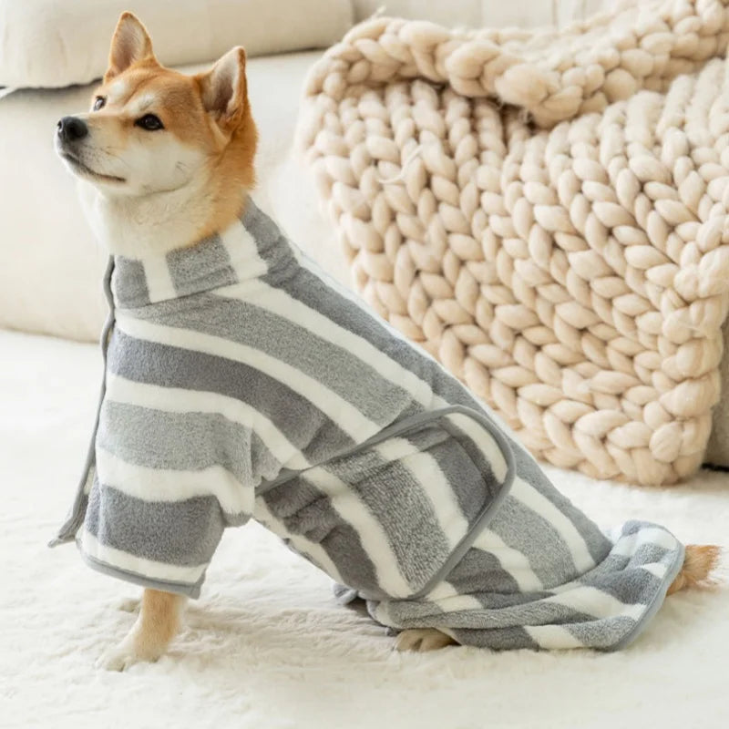 Quick-Drying Pet Towel Robe