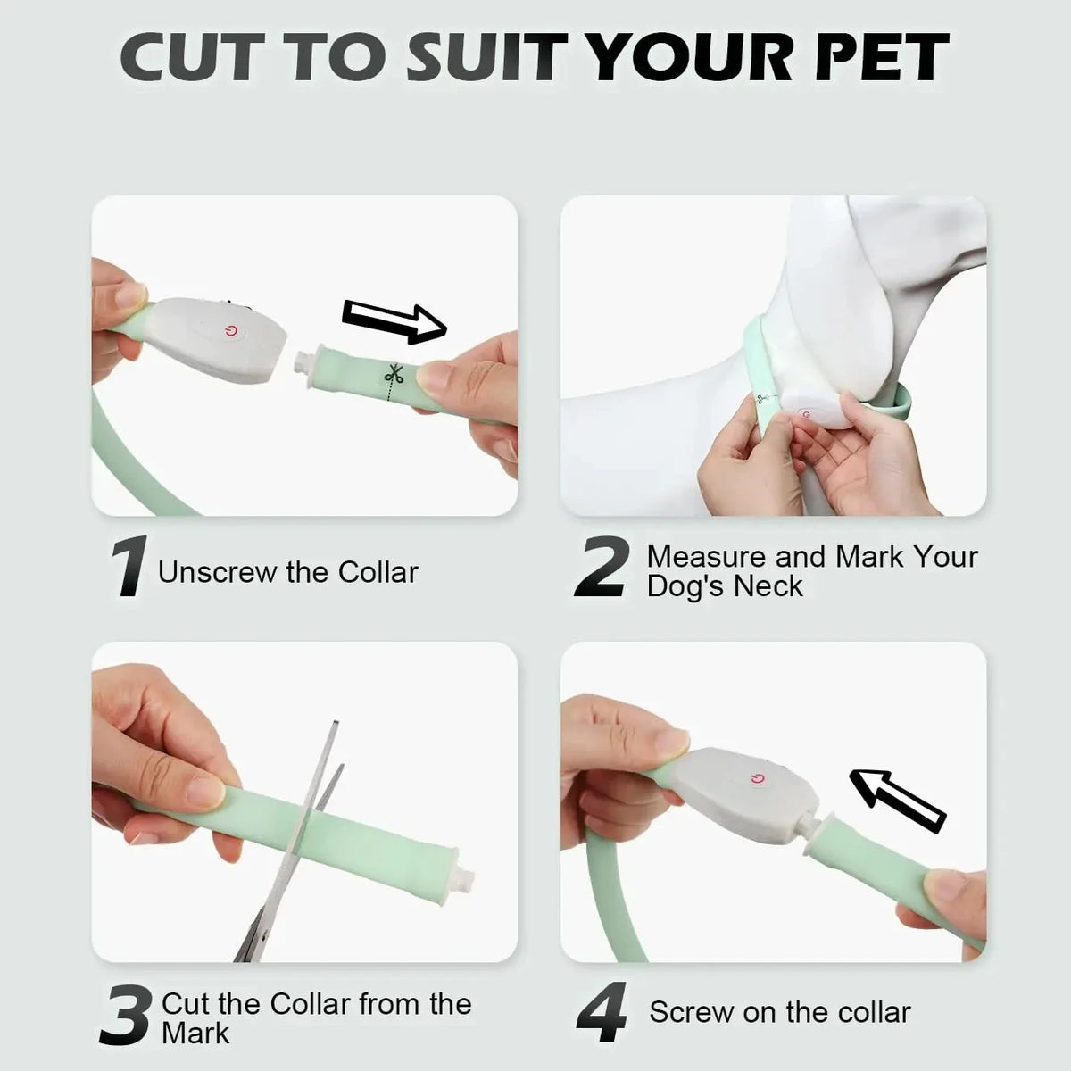 Night Safety LED Pet Collar Pendant