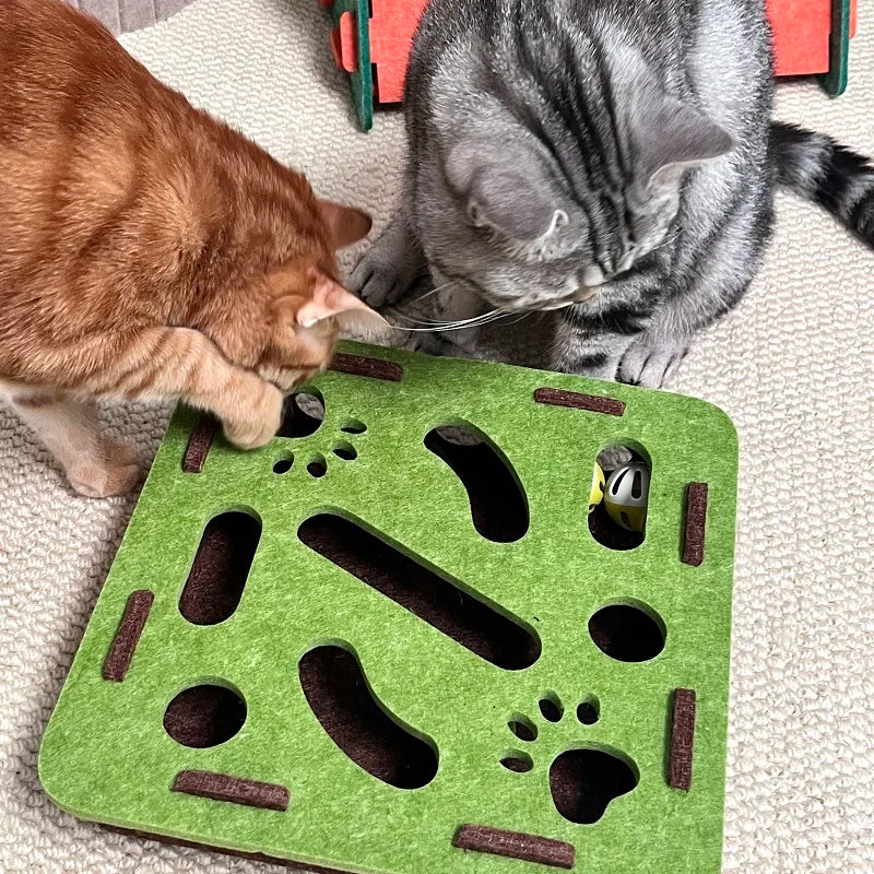 Interactive Cat Puzzle Maze Toy