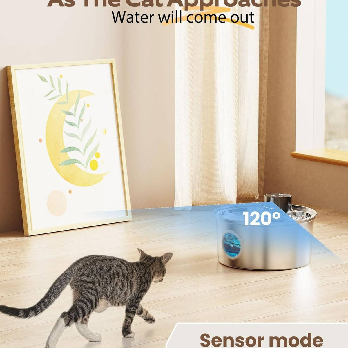 Stainless Steel Sensor Fountain