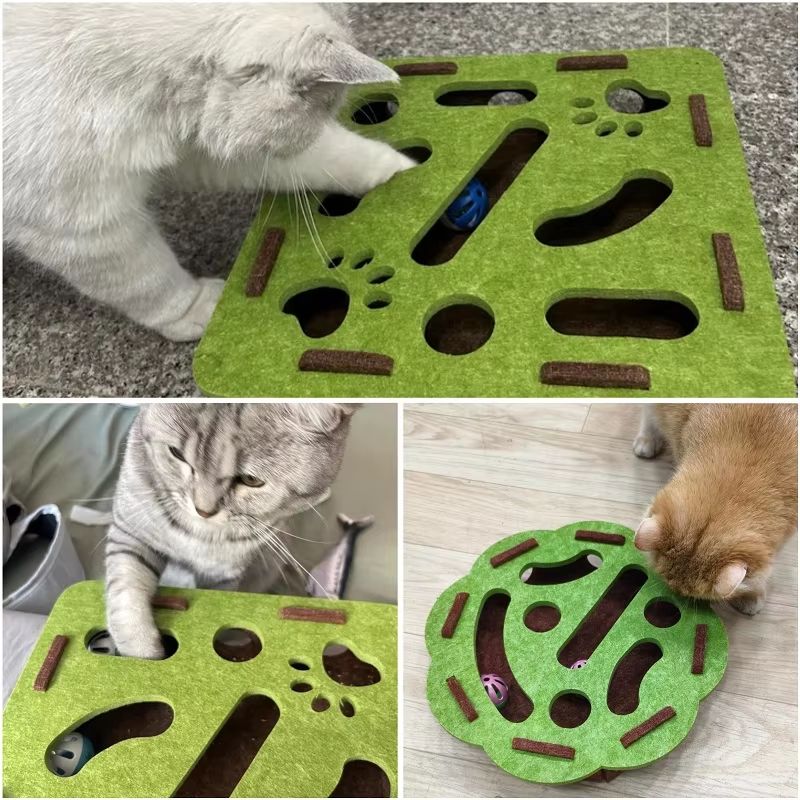 Interactive Cat Puzzle Maze Toy